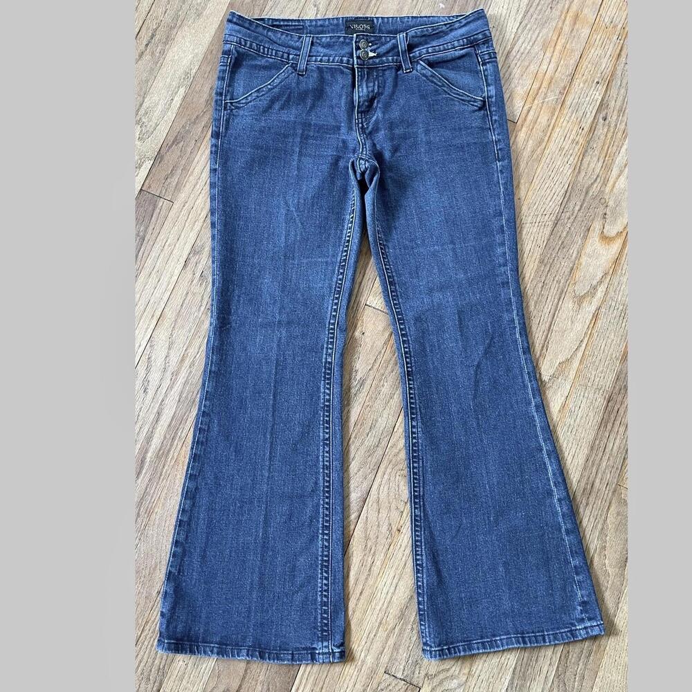 VIGOSS size 11 classic bootcut flare jeans Denim stretch great Condition